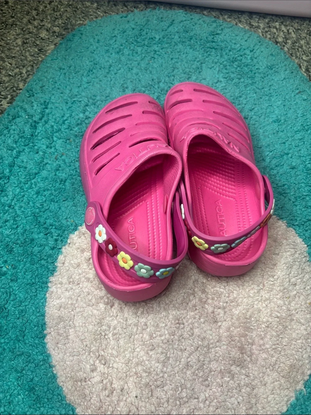 Nautica Kids Hot Pink Slip-On Croc
